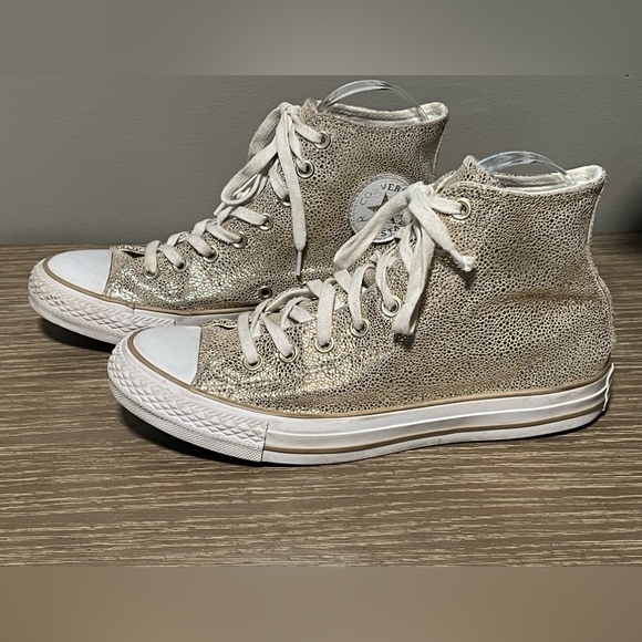 Converse Shoes - Leather Converse Hi Tops 9